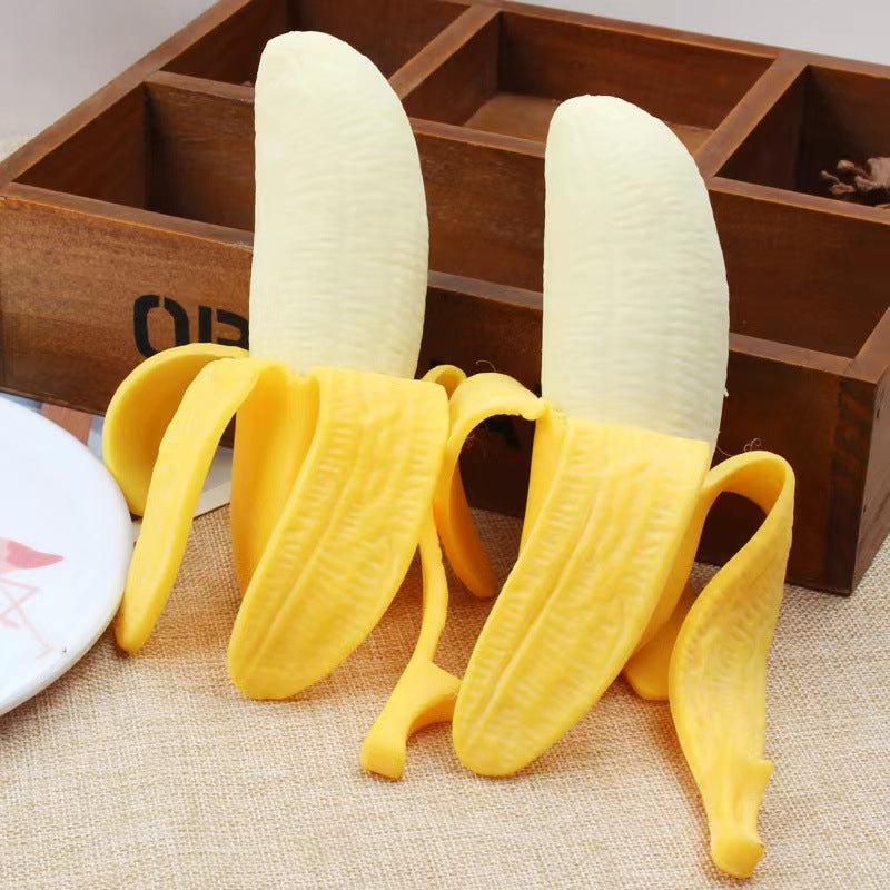Banana Squeeze Toy, Soft Stretchy Squishy Fruit Fidget
