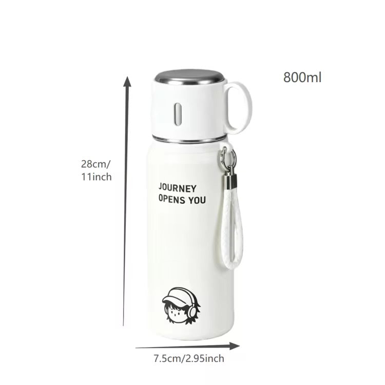 MHome Solid Color Thermos Cup With 316 Stainless Steel Inner Liner And Durable 304 Stainless Steel Exterior, Perfect For Christmas & Summer-Various Colours