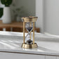 MHome Vintage Three Pillar Mini Hourglass Ornament Timer - Metal Hourglass, Glass Sand Timer