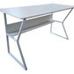 MFurn Computer Desk With Under-Shelf K Shape Leg-Available In Black or White