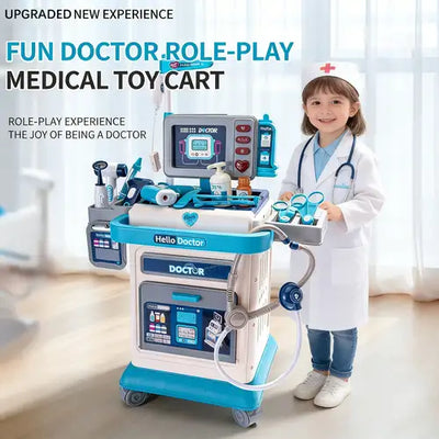 Doctor Play Set Role Play Toy Medical Cart