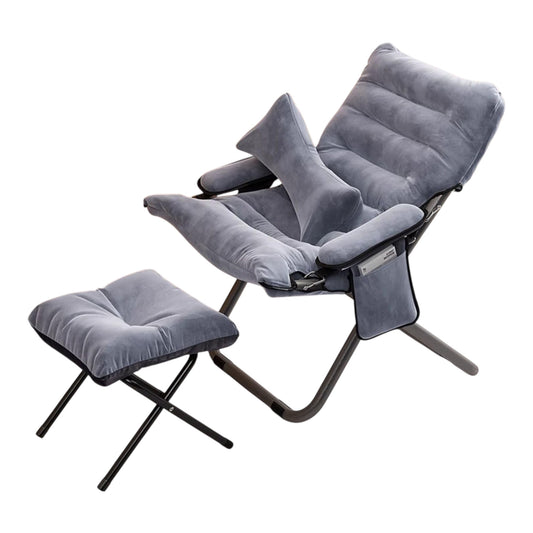 MFurn Recliner Chair With Ottoman Folding Lounge Adjustable Lazy Chair