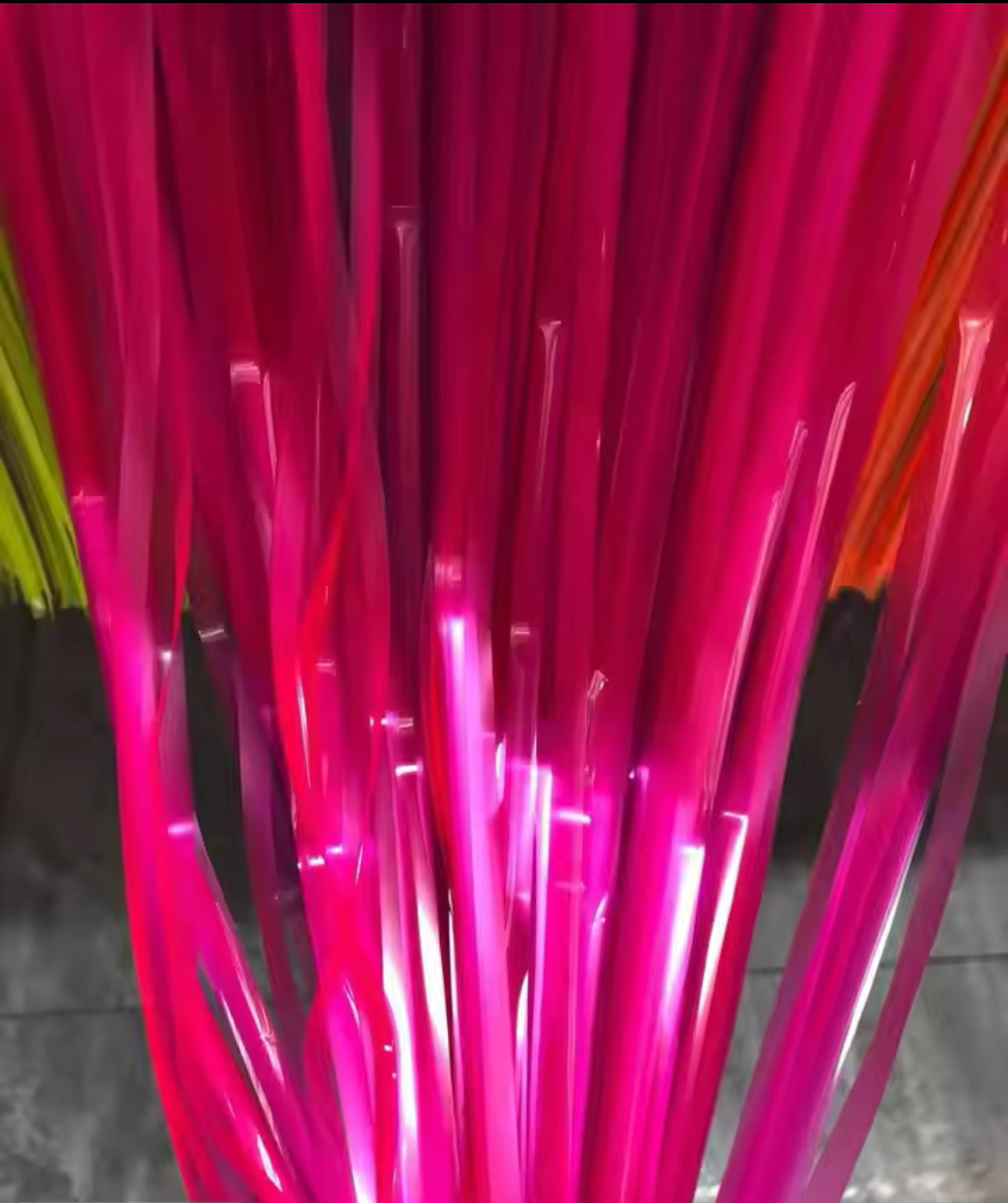 Party Decoration Foil Fringe Backdrop for Birthday , Wedding - 2M
