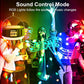 Mtech Solar Powered RGB Remote Controlled Camping Party Light With Hook