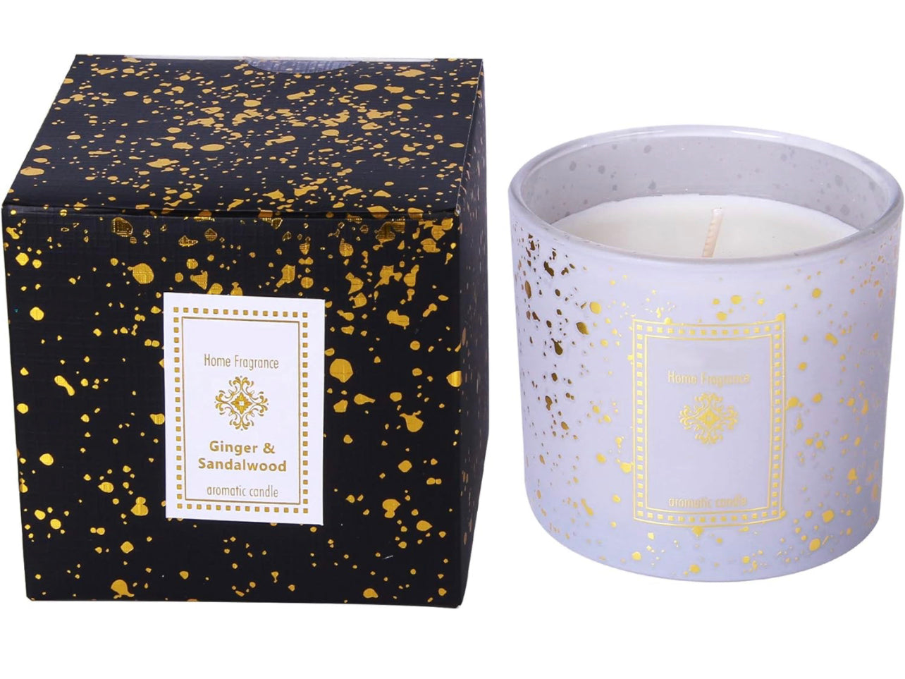 Hand Poured Scented Candles,| 36 Hour Burn, Long Lasting, Highly Scented, All Natural  Candles | Relaxing Aromatherapy Candle with Gift Box (Sandalwood)