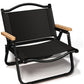 MFurn Black Folding Camping Chair