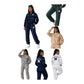 Ladies Trendy 2pc Casual Tracksuit With “M” Logo