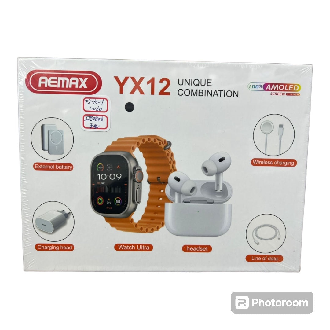 Remax Smart Watch & Earphone Combo – Megamall Online Store