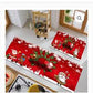 MHome Christmas Themed Floor Mat Set 2pc Various Colours