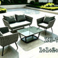 MFURN Cinderella Outdoor Rope Patio Lounge 4pc Set