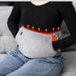 MCare USB Powered Heating Waist Belt, Heating Pad with Hand Pockets, Electric Heated Waist Belt for Period Cramps Body Joints Pain, Three - Level Temperature Control, Grey