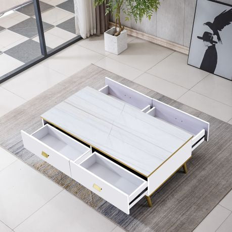 Modern Coffee Table Available In Black or White