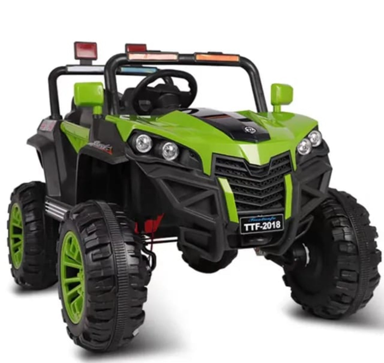 Kids Ride on Jeep with 12V Rechargeable Battery, Music, Lights and Remote Control, Red TTF2018