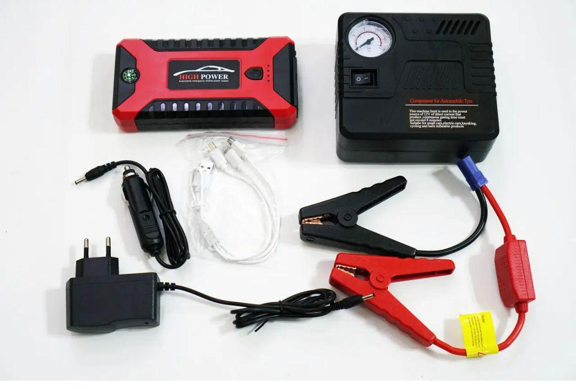 Emergency Car Jump Starter + Tyre Inflator