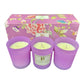 Scented Candle Set 3pc Various Options