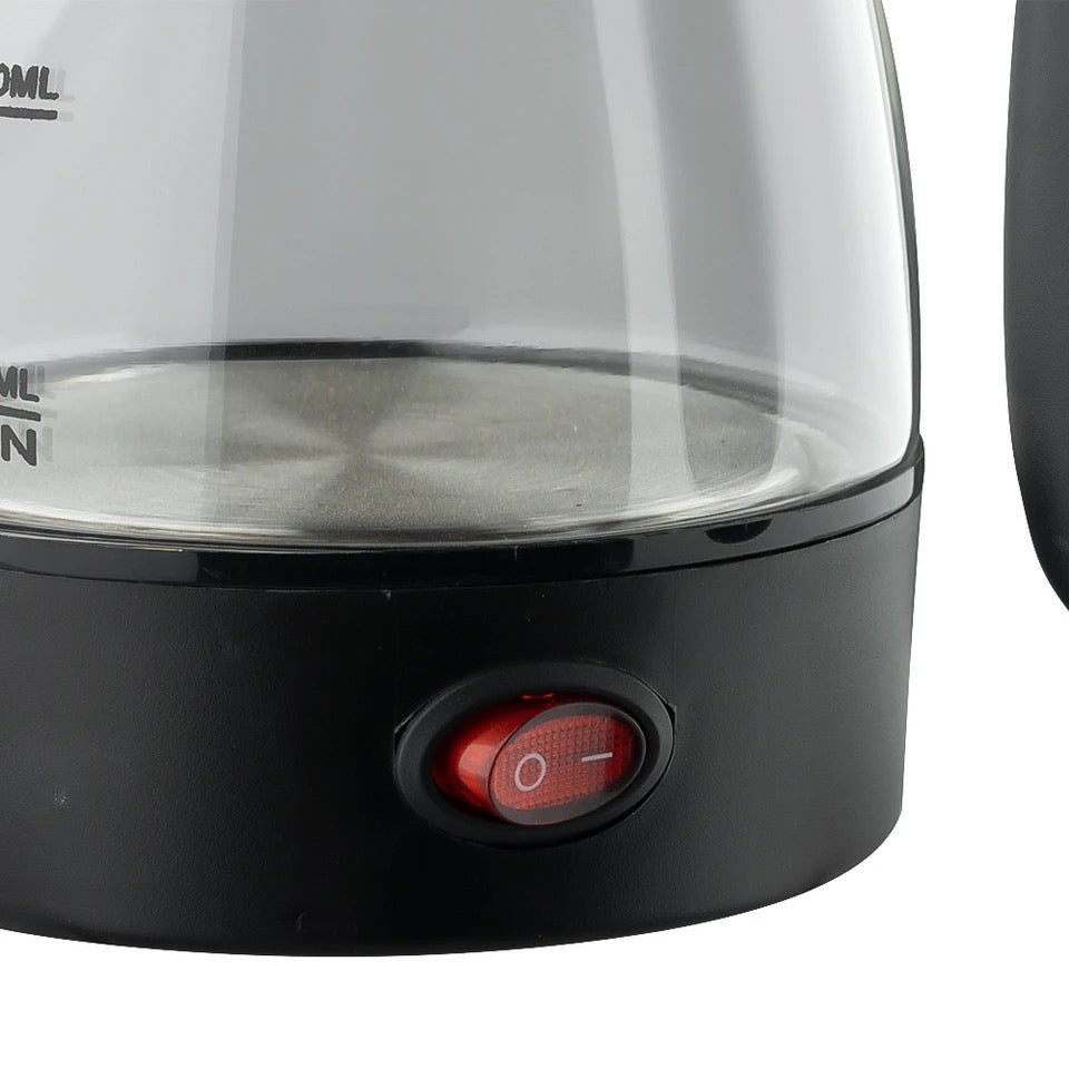 RAF R.128 Electric Glass  0.5L Turkish Coffee Pot 600W - Portable Arabic Coffee Kettle