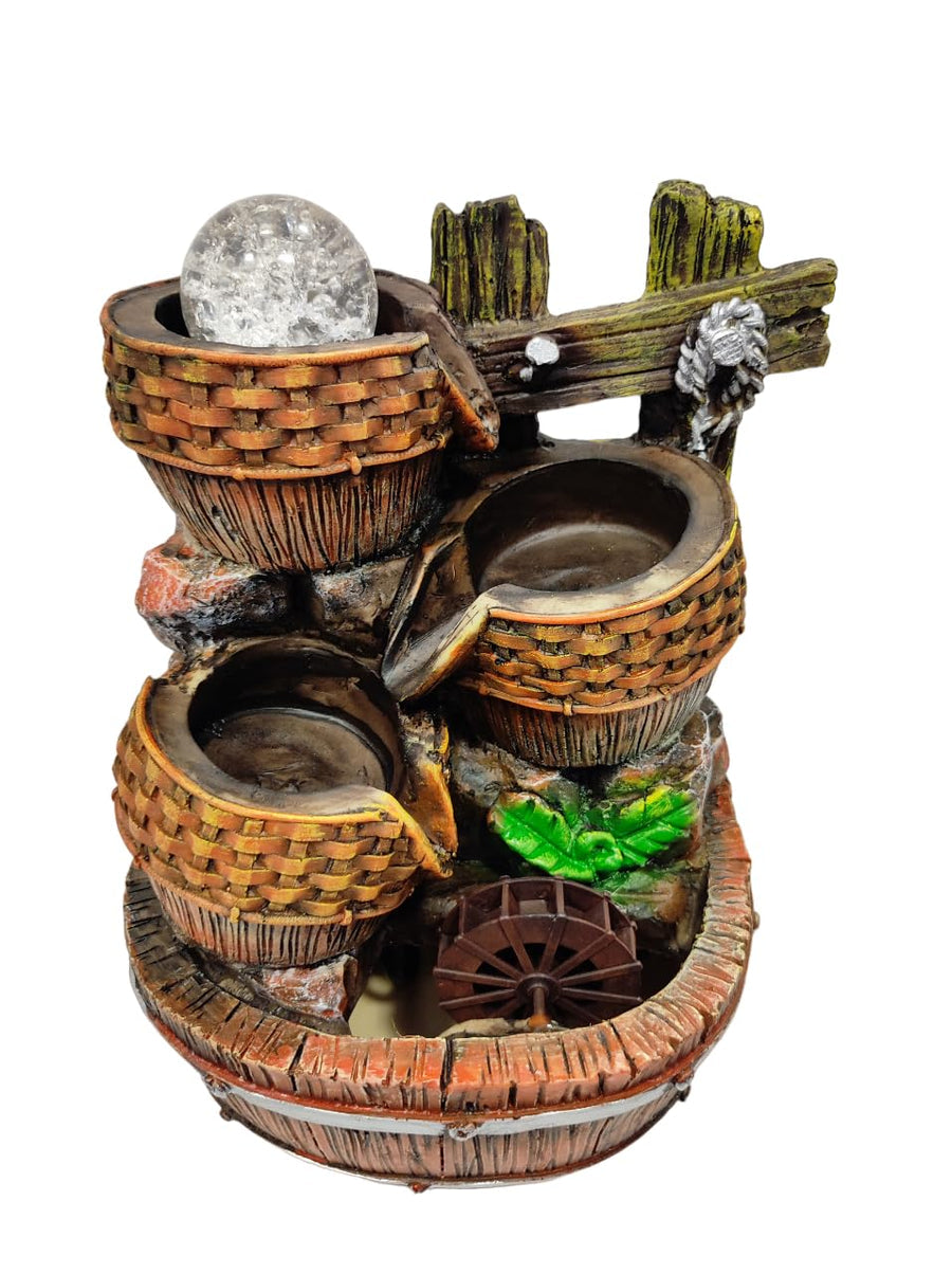 Jupiter Frames Nature Water Fall Fountain for Home Office Hotel Living ...