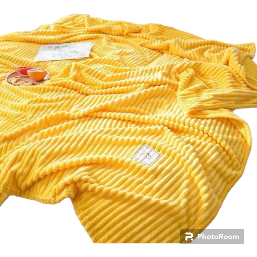 Knitted Chunky Soft Throw/Blanket Available In Various Colours