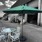 MFurn Angelique 7-Piece Outdoor Patio Dining Set with Umbrella
