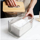 MHome Acrylic Tissue Box with Natural Bamboo Lid