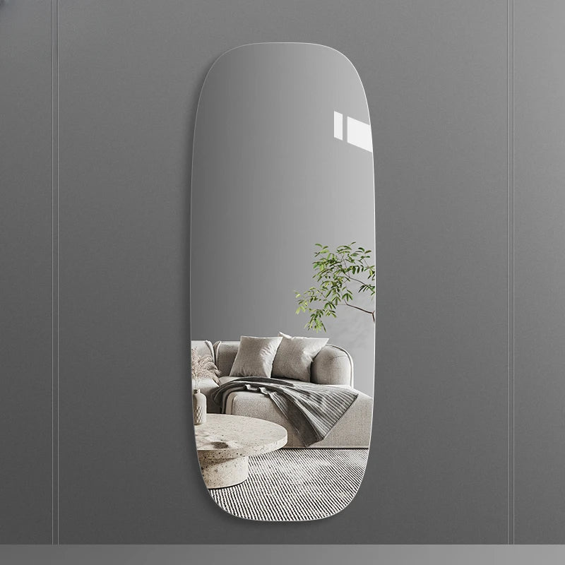 Decorative Mirrors Wall Luxury Full Length Mirror 150x60cm Black Frameless