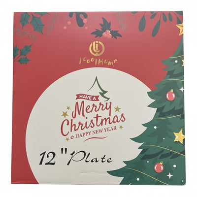MHome Christmas Theme Under Plate 2pc Set