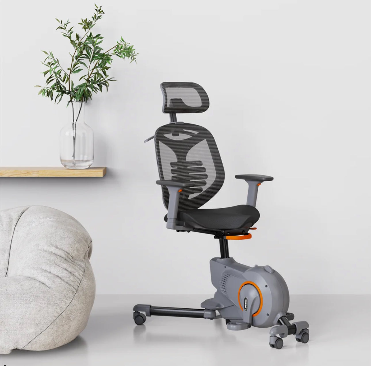 V6 ErgoBike Office Fitness Chair | Built-In Exercise Bike for Office and Home