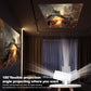 Portable Projector Android 11 WiFi6 Support 4K 1080P BT5.0 Projector 1208*720P Home Cinema Portable Projector AE-170