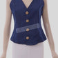 Ladies Denim Vintage Vest-Various Colours