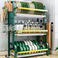 MHome Kitchen Storage & Dish Drying Rack – Durable Metal with Drainage System
