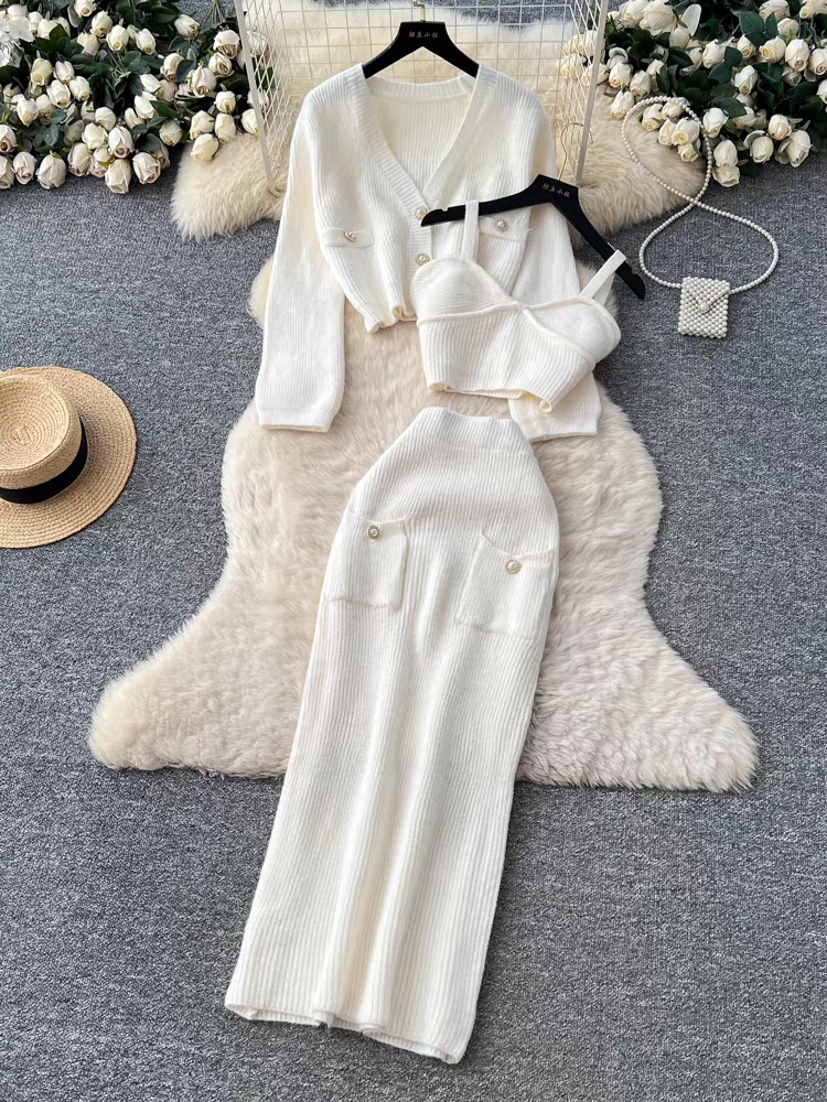 Ladies Trendy Winter Suits 3pc-Various Colours