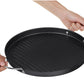 30cm Non-Stick Korean BBQ Grill Pan – Smokeless Round Frying Plate for Gas Stove & Outdoor Grilling