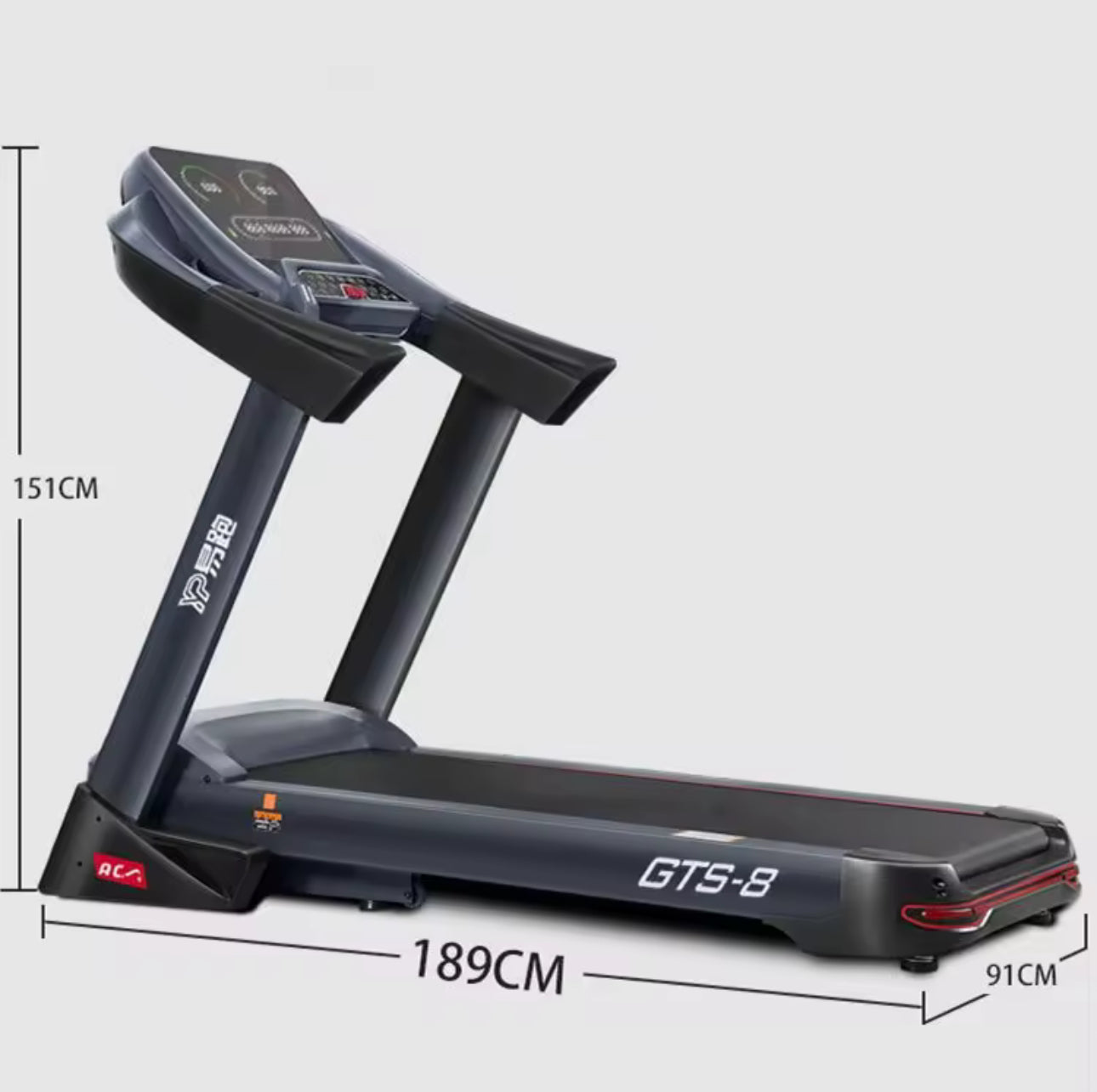 Pro-Sportz GTS8 Ultra-Quiet Intelligent Electric Treadmill –
