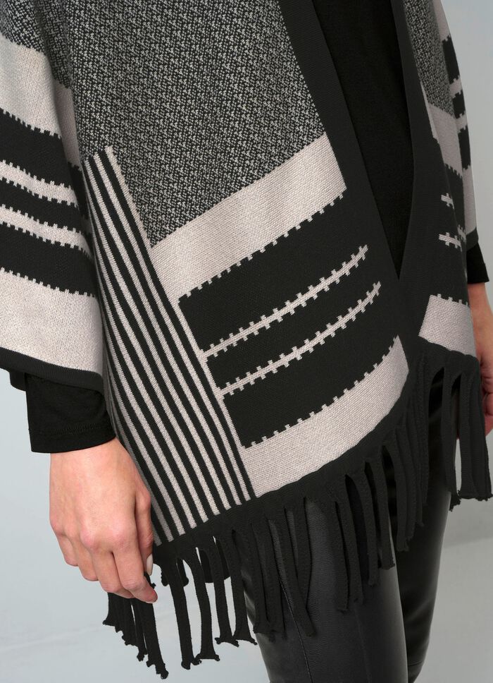 Ladies Poncho-Style Cardigan -Various Colours