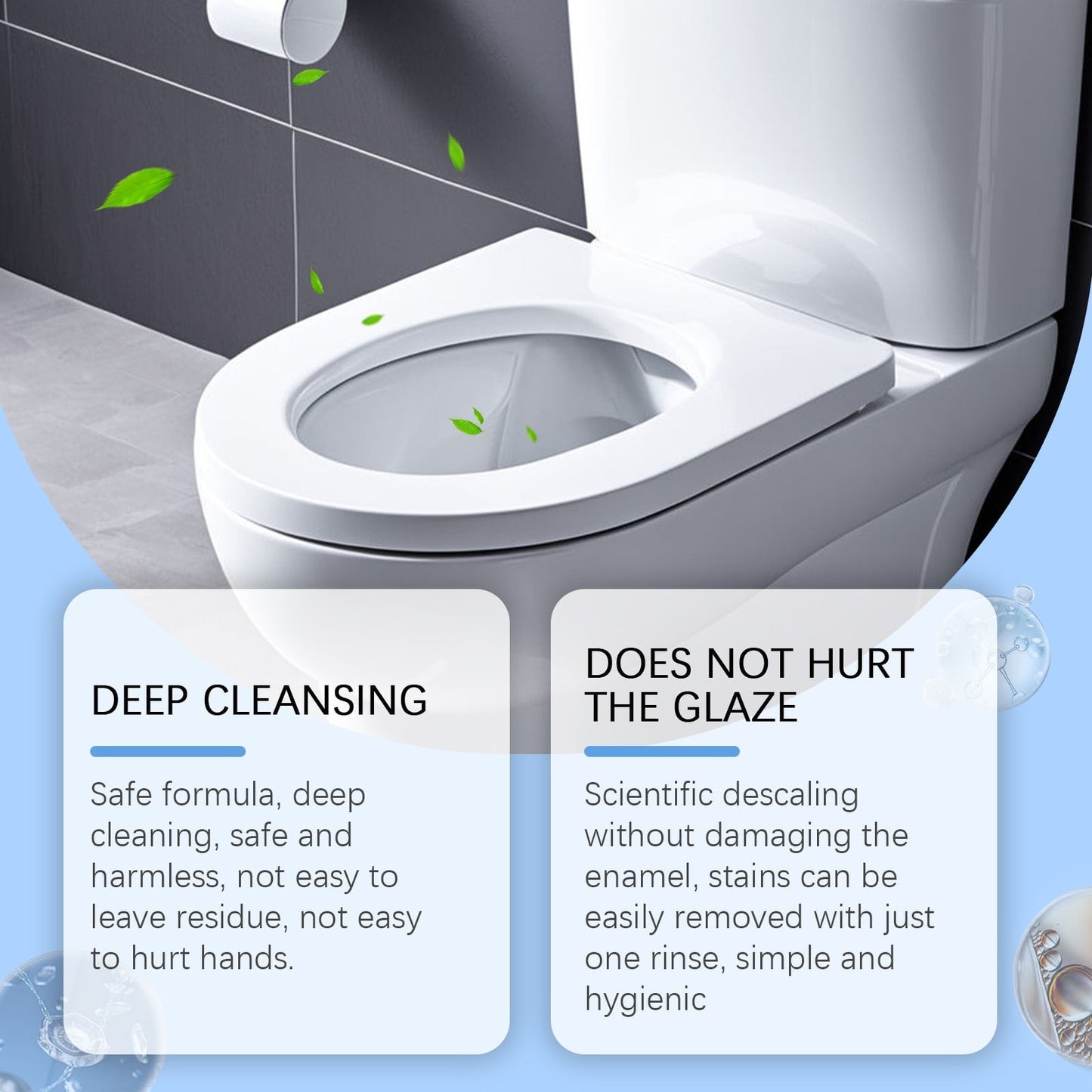 MHome
Toilet Descaling Cleaning Powder Household Toilet Cleaner Foam Cleaning Powder For Stubborn Scale