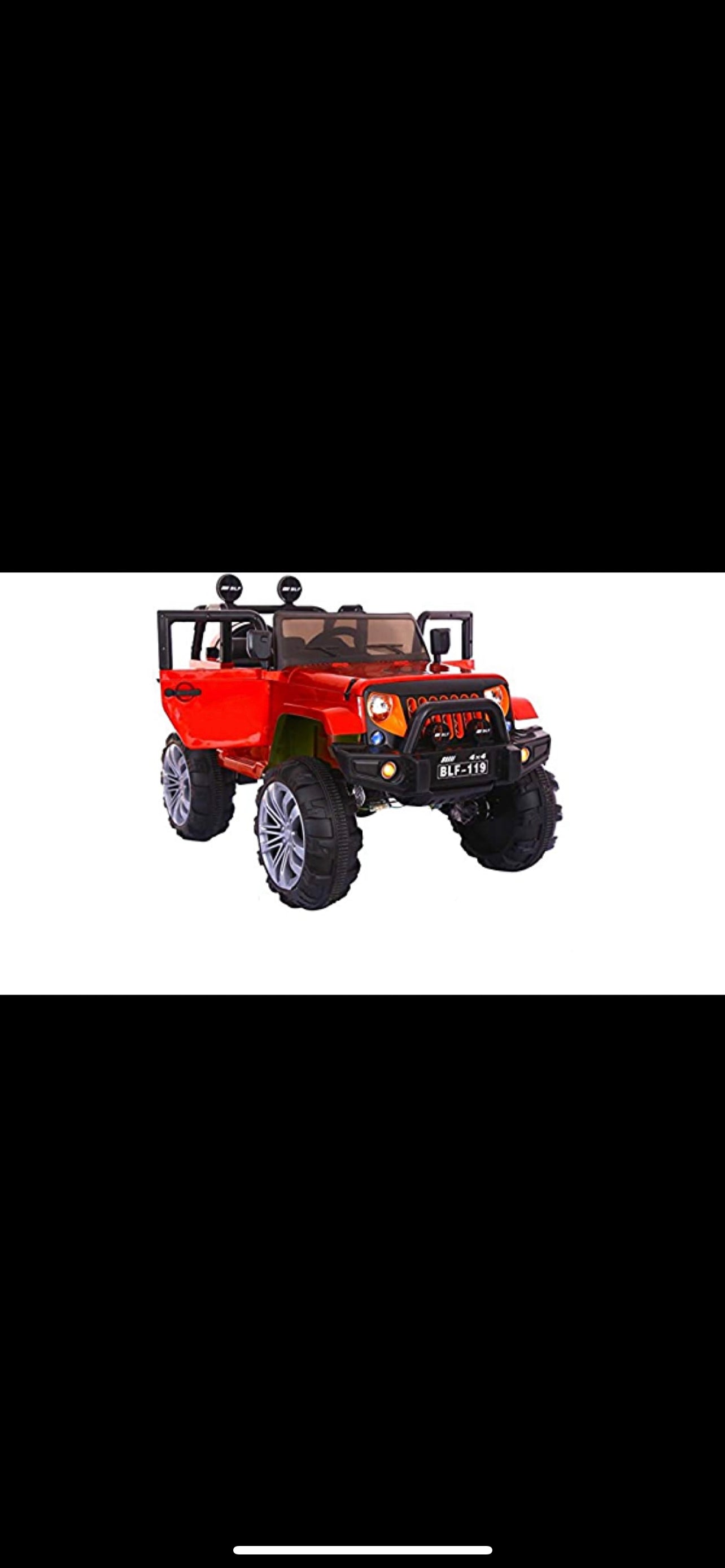 Keep Wrangler Style Large Kids Ride On Car 12v