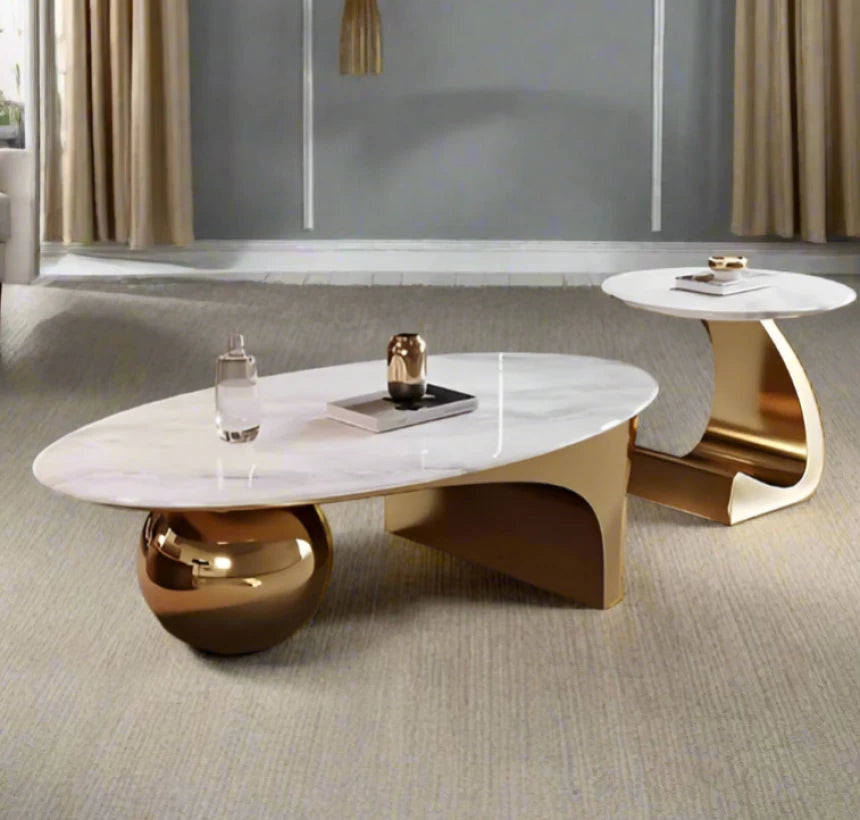 MFurn Luxury Oval Tableset 2pc