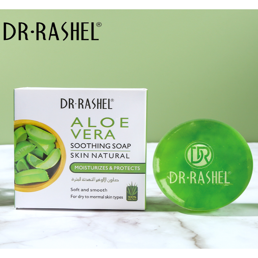 Dr. Rashel Aloe Vera Soap, Face Serum, Facial Peeling/Scrub & Moisture Cream Day/Night Mask - Combo
