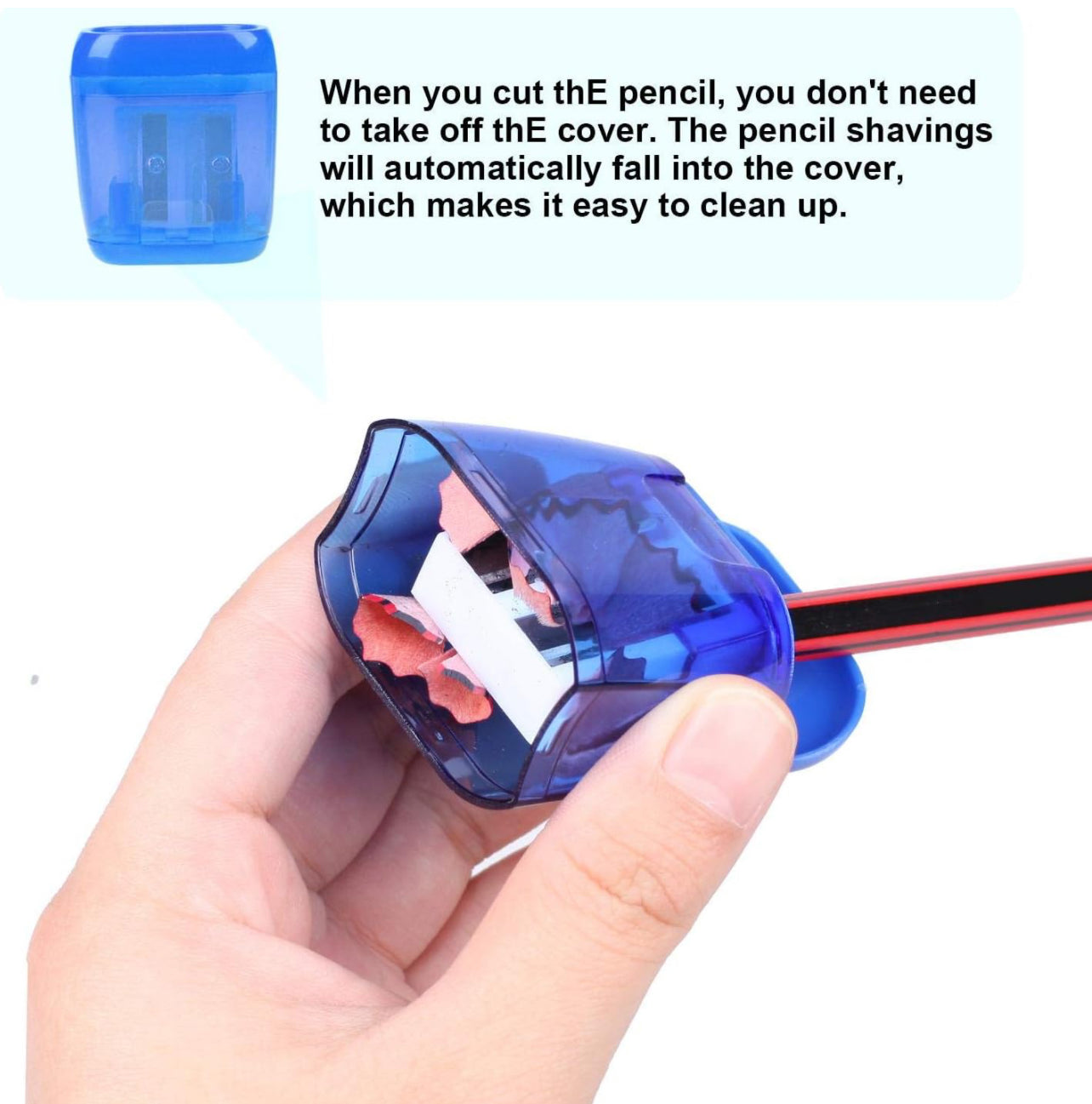 Mini Pencil Sharpener With Multiple Holes