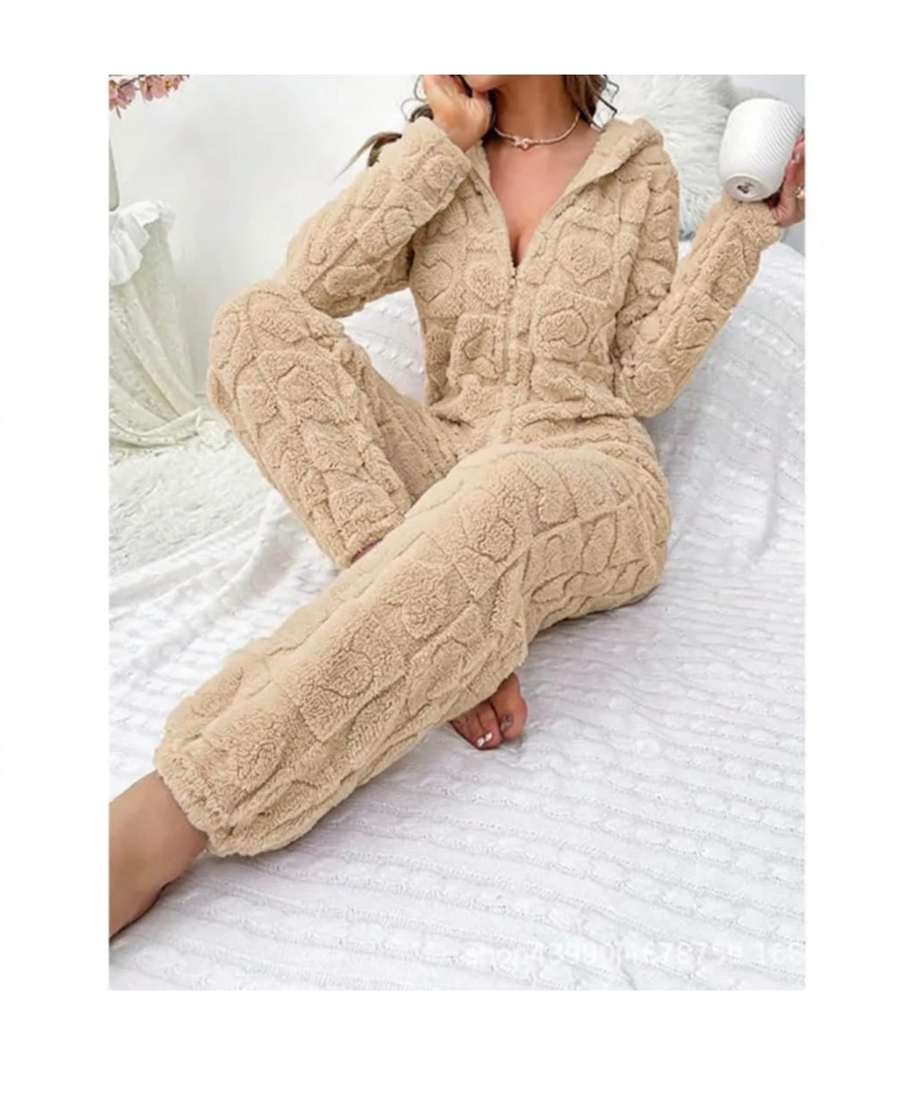 Women’s Plush Onesie Pyjamas -Various Colours