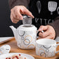 Continental Stackable Coffee Tea Server Set Tea Pot with 2 Cups Gift Set