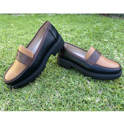 Men’s Chunky Two-Tone Loafers