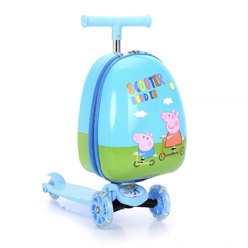 MTech Kids Scooter Suitcase - Peppa Pig Theme