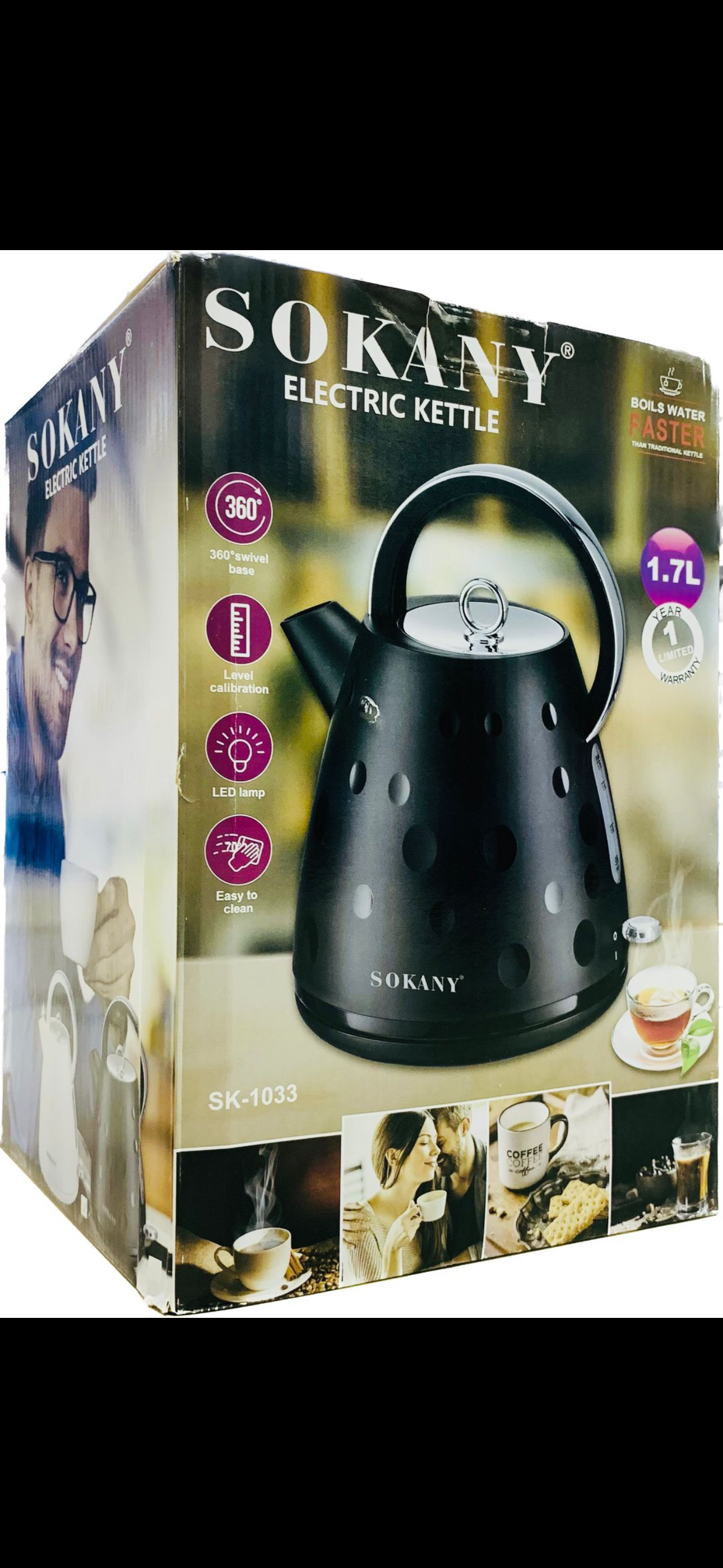 SOKANY Electric Kettle 1.7L