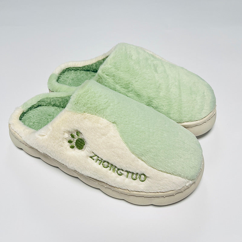 Women’s Fur Plush House Indoor Thermal Warm Flat Slippers Shoes -Various Colour