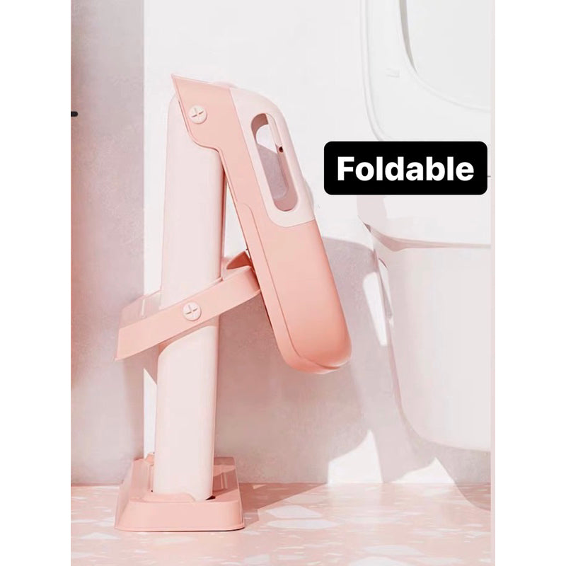 Height Adjustable Potty Training Toilet Seat with Step Stool Ladder for Boys and Girls Baby Toddler Kid Children Toilet Training Seat Chair - Various Options