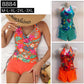 Women's Beachwear Floral Print Tankini Bathing Suits Swim Tank Top with Boy Shorts Two Piece Swimsuit