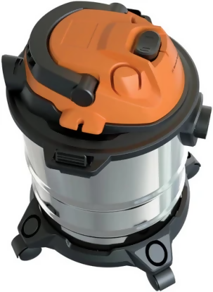 Bennett Read 15L Vacuum Cleaner Wet & Dry (Black, Silver, Orange)