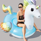 GIANT Pegasus Inflatable Mattress 224×159 cm – Pool & Beach Float with Handles