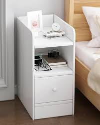 MFurn Contemporary Bedside 
Wooden Table with 2 Drawer and Open Shelf Modern Bedroom Storage Cabinet Living Room Furniture-Various Colours